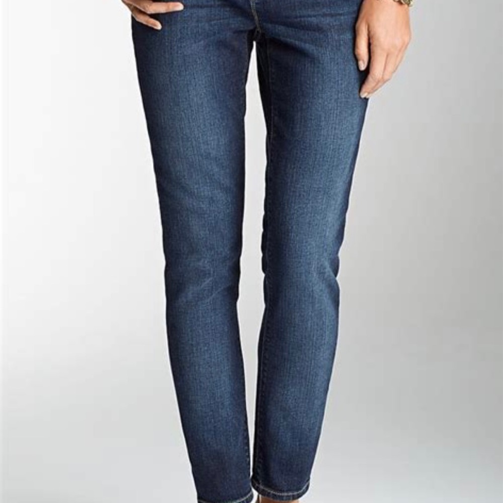 J.Jill Denim Authentic Fit Slim Ankle blue jeans Size 2 - Picture 2 of 9